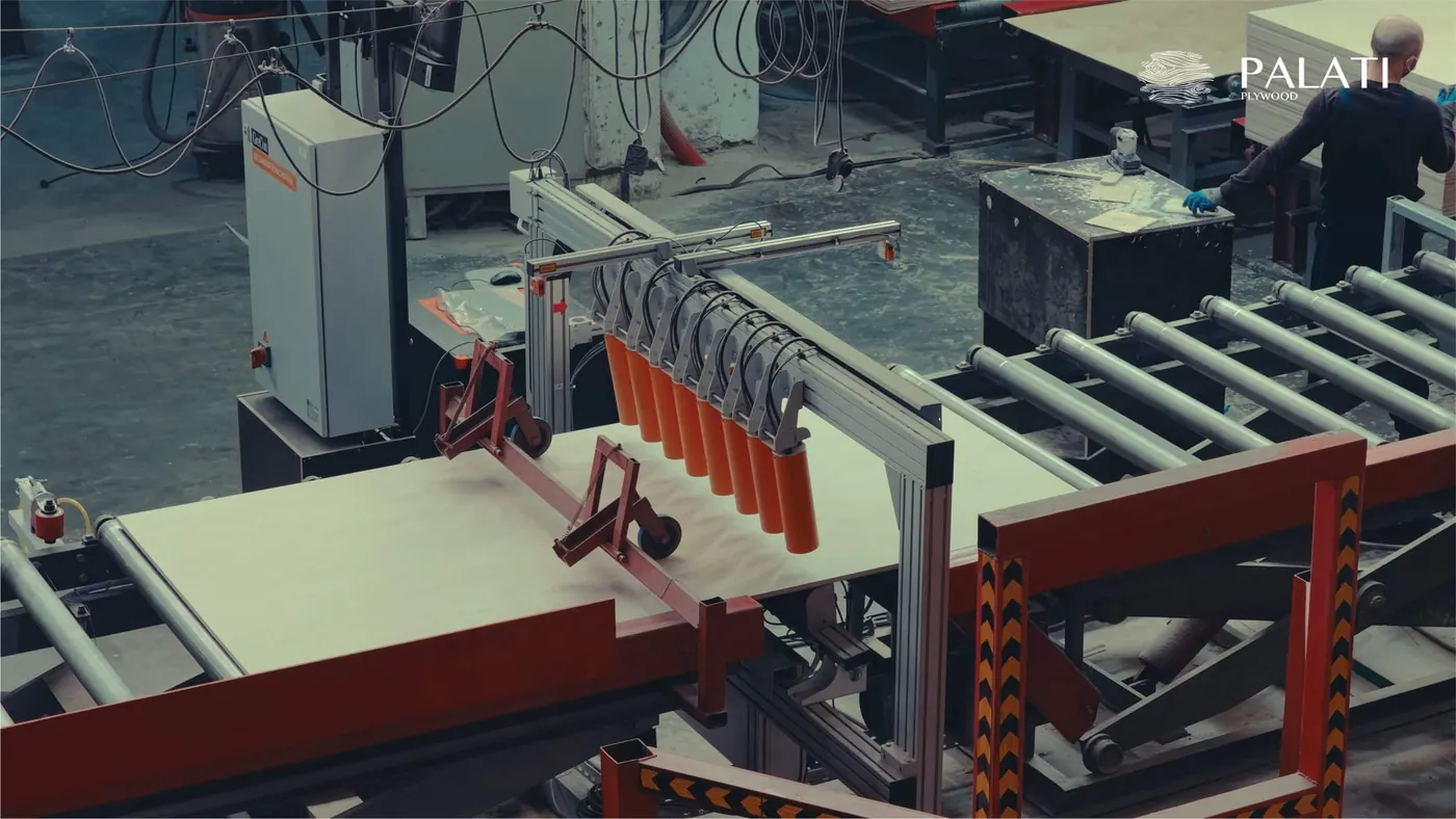 Plywood production equipment